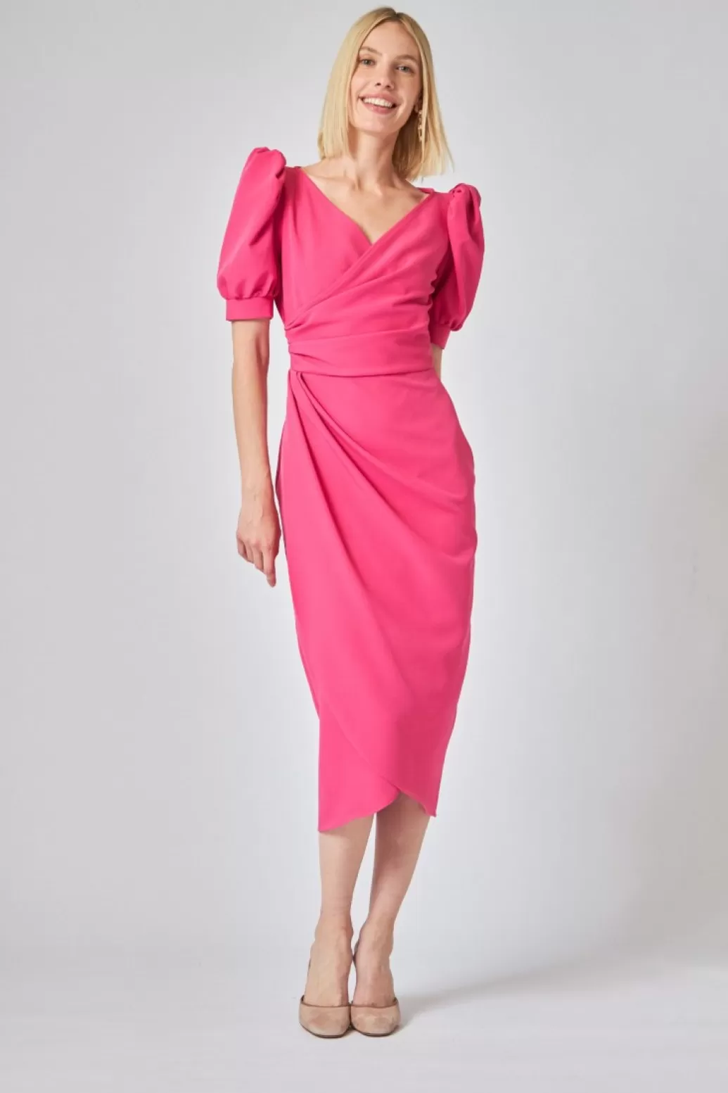 Shop ALMANARANJA Midi dresses