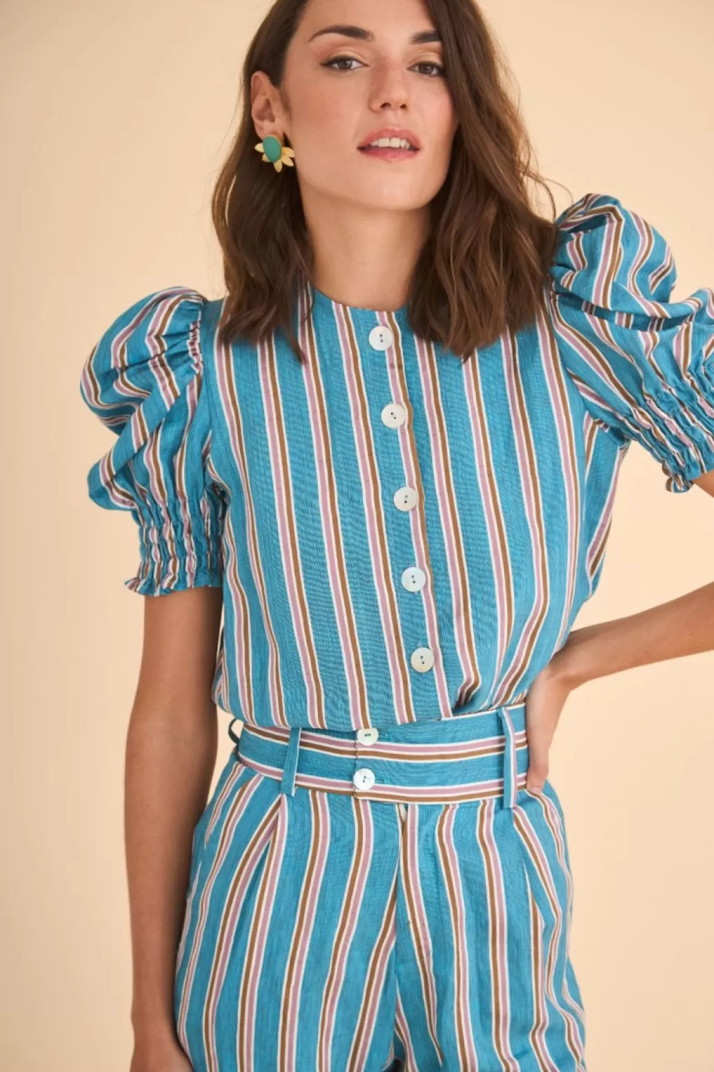Shop BLUSA BLUSAMULTICOLOR Shirts and blouses