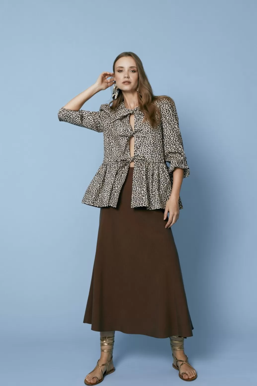 Hot BLUSA CLOVERLEOPARDO Shirts and blouses