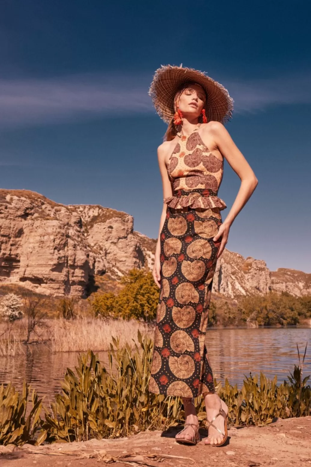 Hot FALDA CARACOLABEIGE Skirts