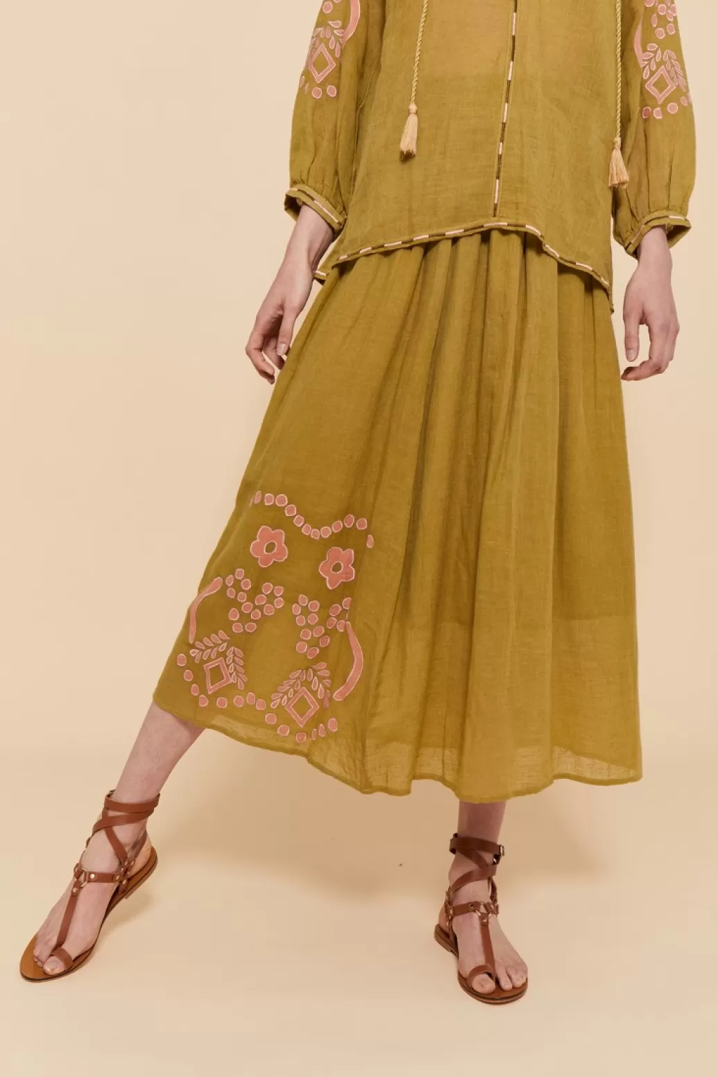 Cheap FALDA CHAIN VERDE Skirts