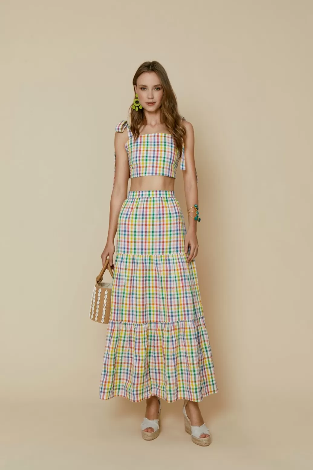 Discount FALDA CHECKMULTICOLOR Skirts