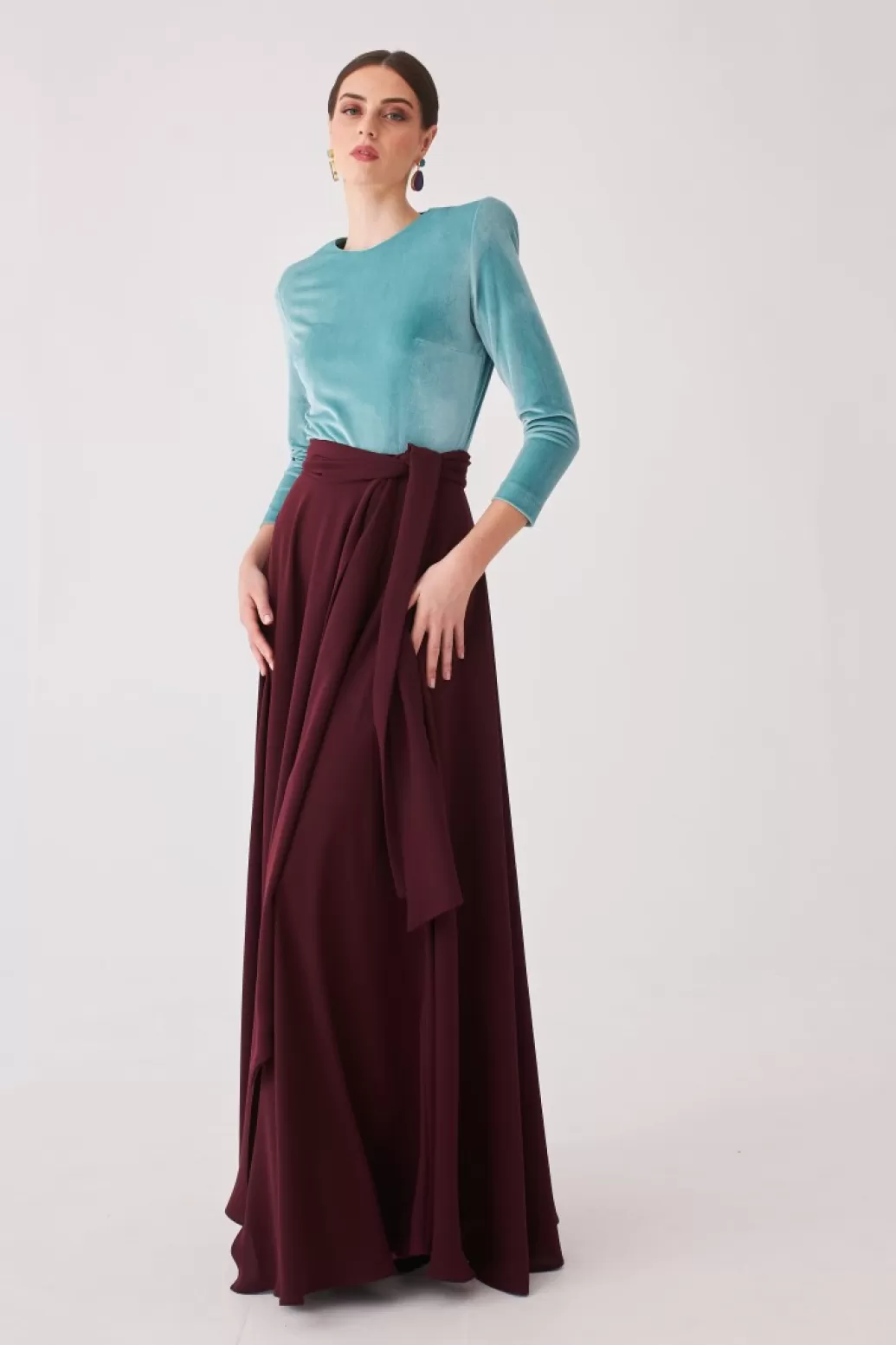 Discount FALDA LAURAMBBURDEOS MARIA BARAZA X COOSY | Skirts