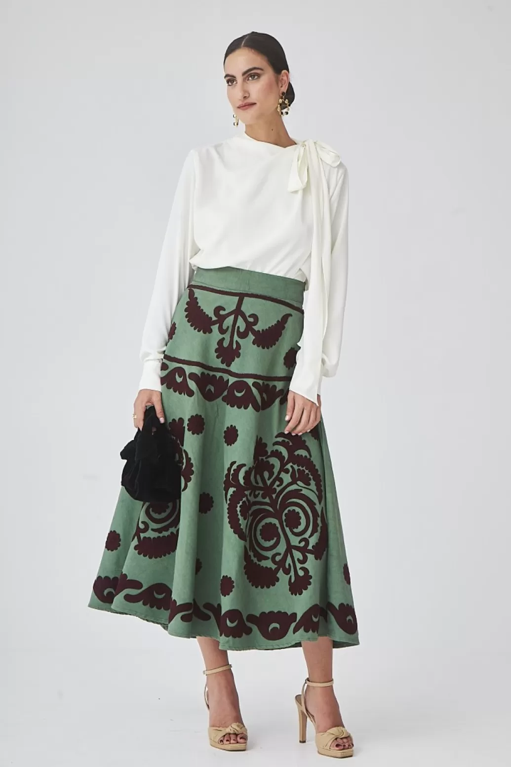 Online FALDA NARANJOVERDE Skirts