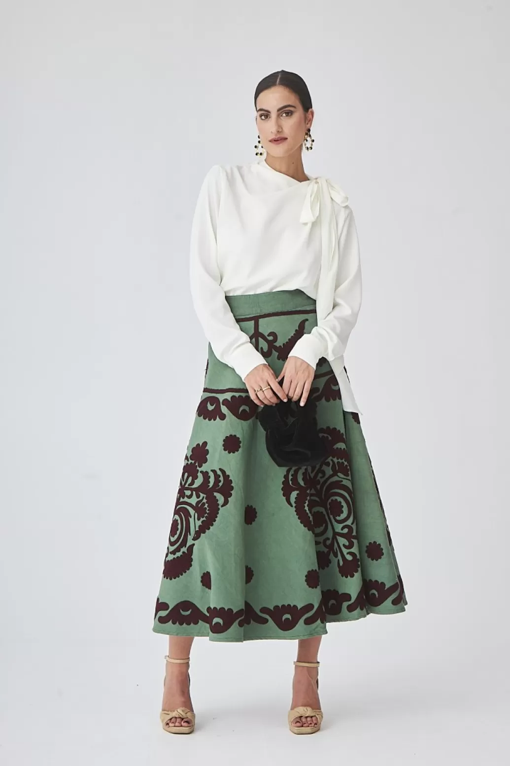 Online FALDA NARANJOVERDE Skirts