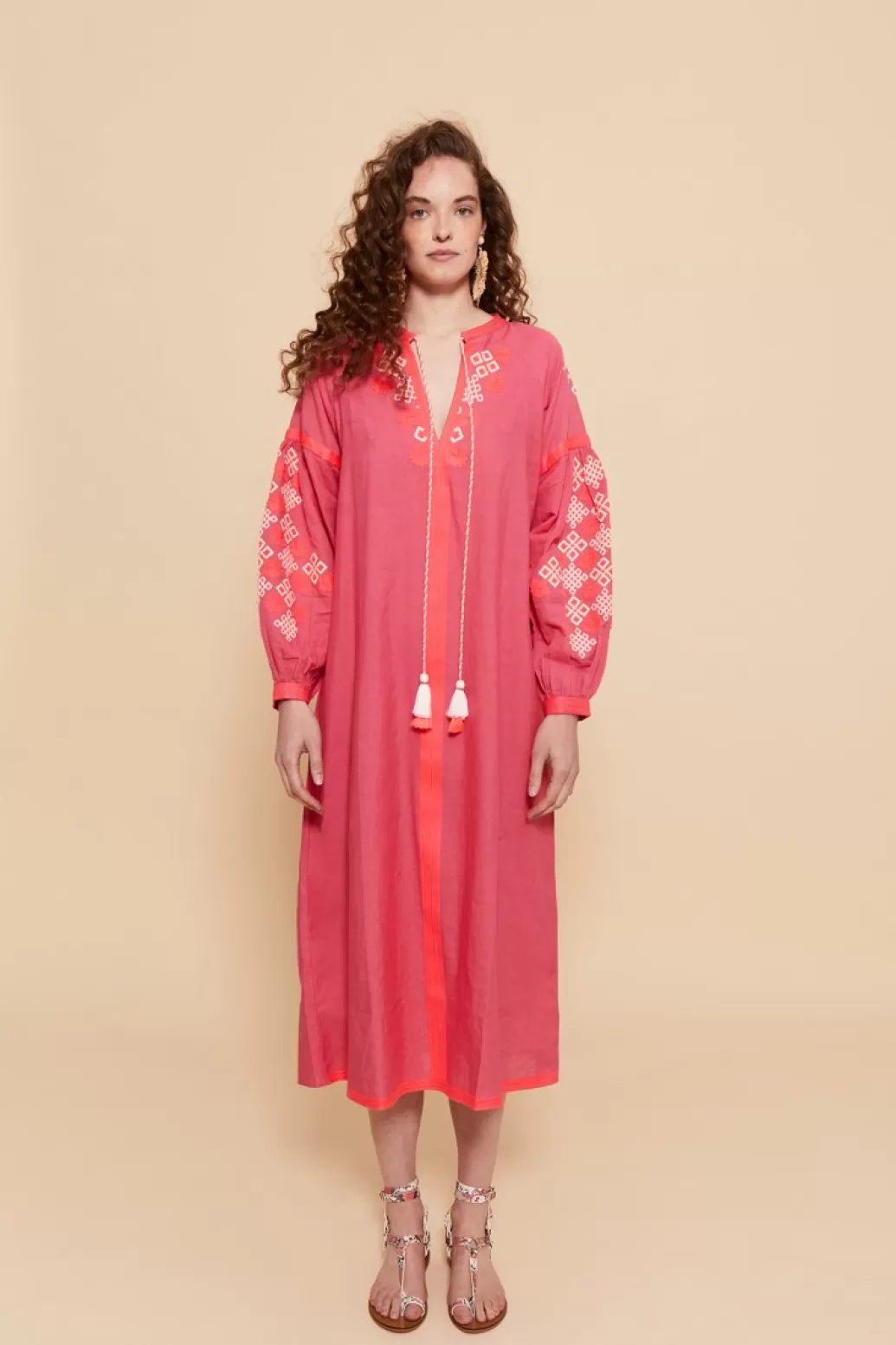Cheap KAFTAN CHANDRAS FUCSIA Dresses
