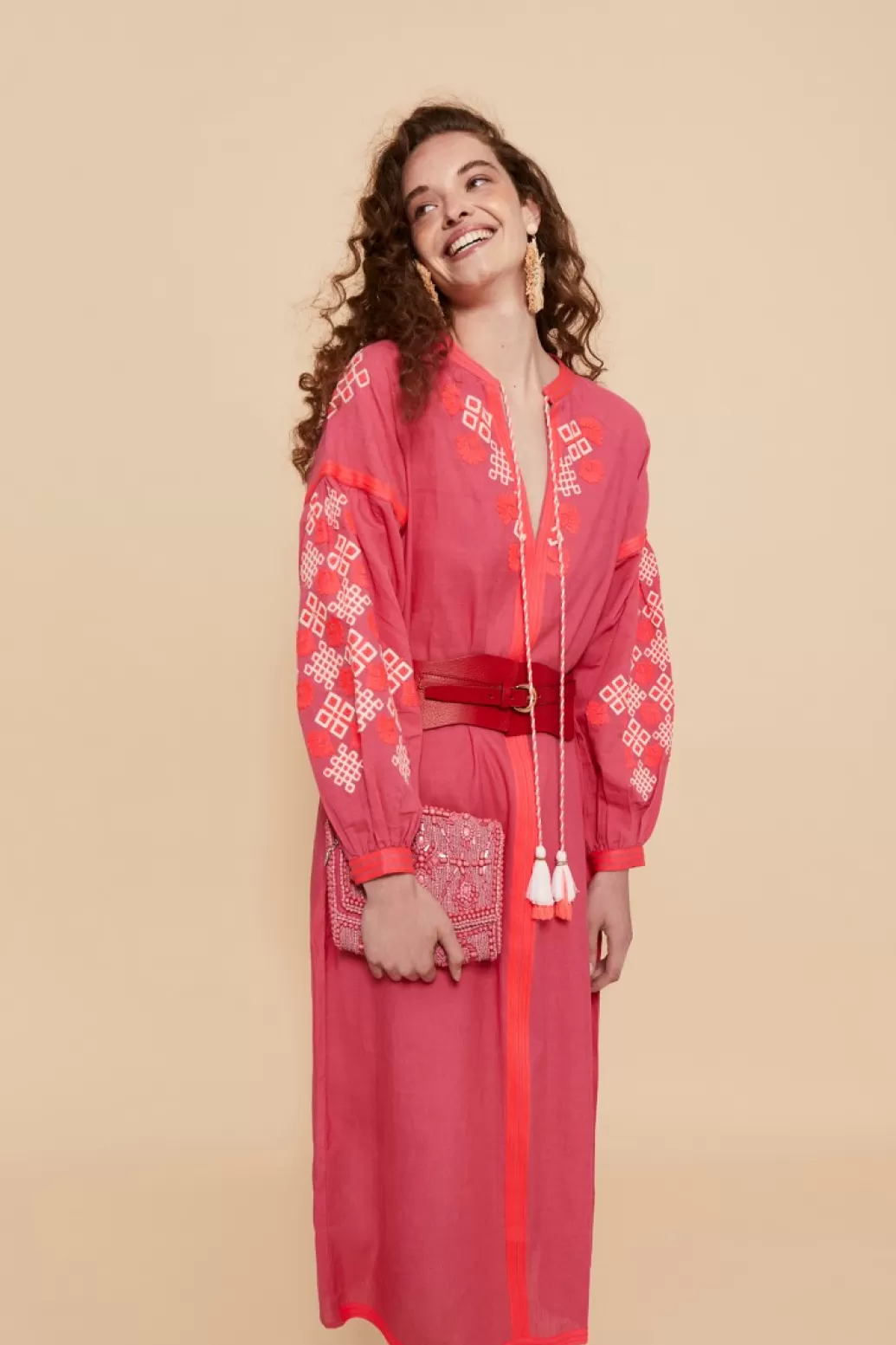 Cheap KAFTAN CHANDRAS FUCSIA Dresses