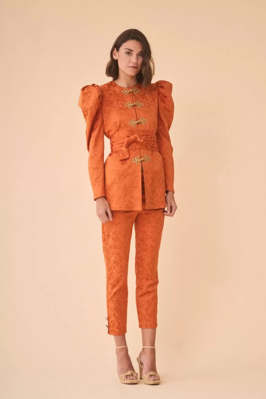 Store PANTALON ALMENDRATERRACOTA Pants | Total look