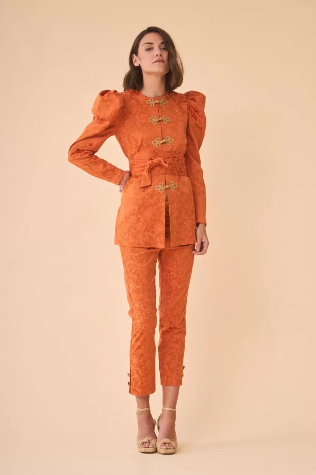 Store PANTALON ALMENDRATERRACOTA Pants | Total look