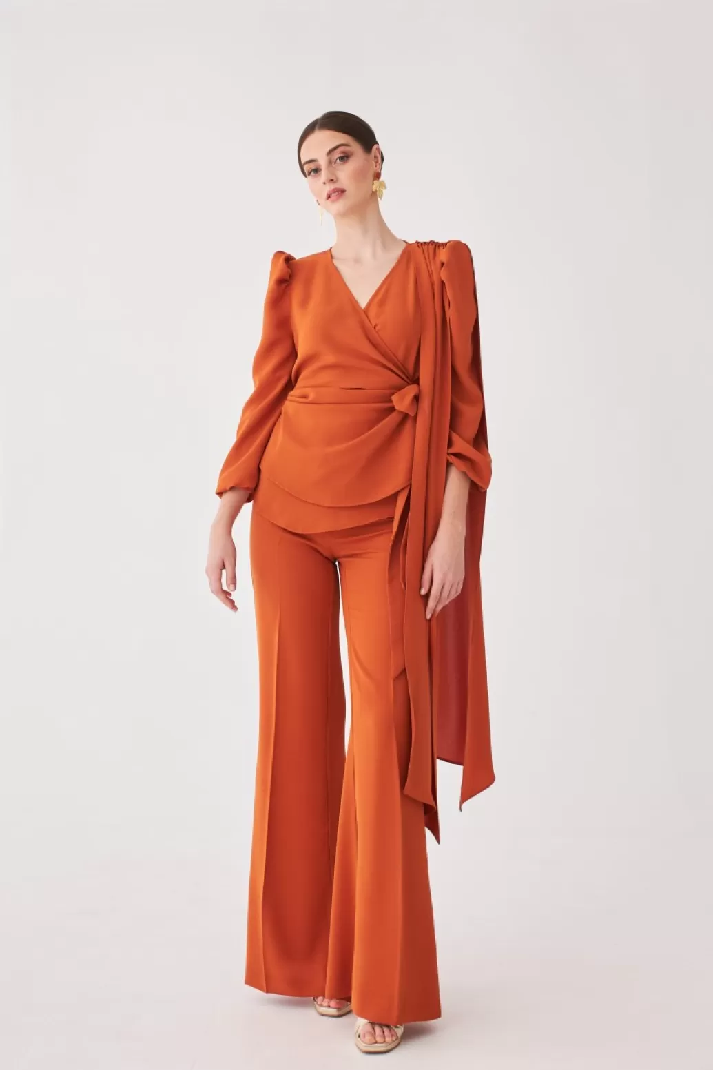 Store PANTALON LAURAMBNARANJA MARIA BARAZA X COOSY | Pants