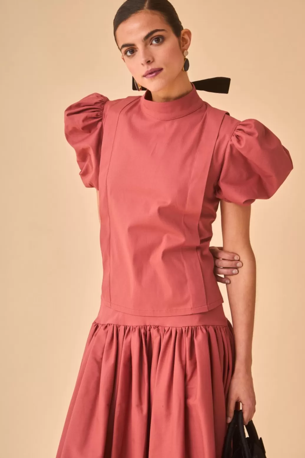 Flash Sale TOP FLORITA TERRACOTA Tops | Total look