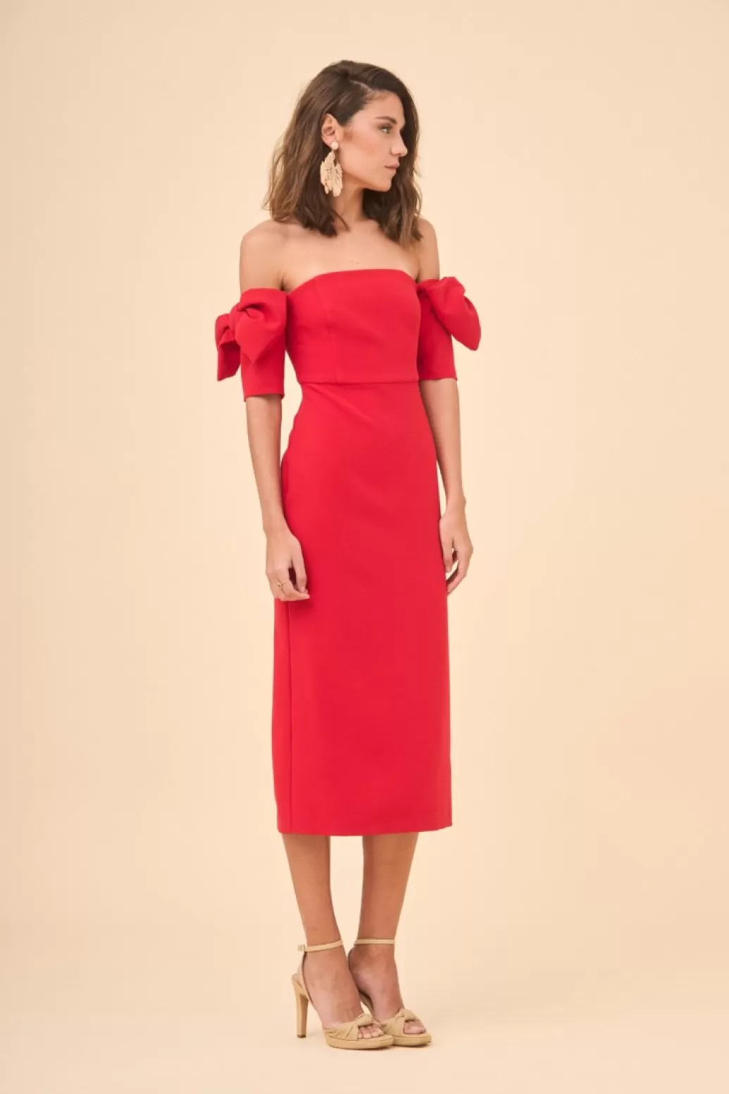 Store VESTIDO ADIRANEROJO Midi dresses