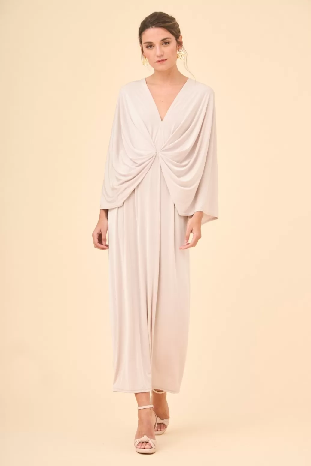 Fashion VESTIDO AGUSTICREMA I DO | Long dresses