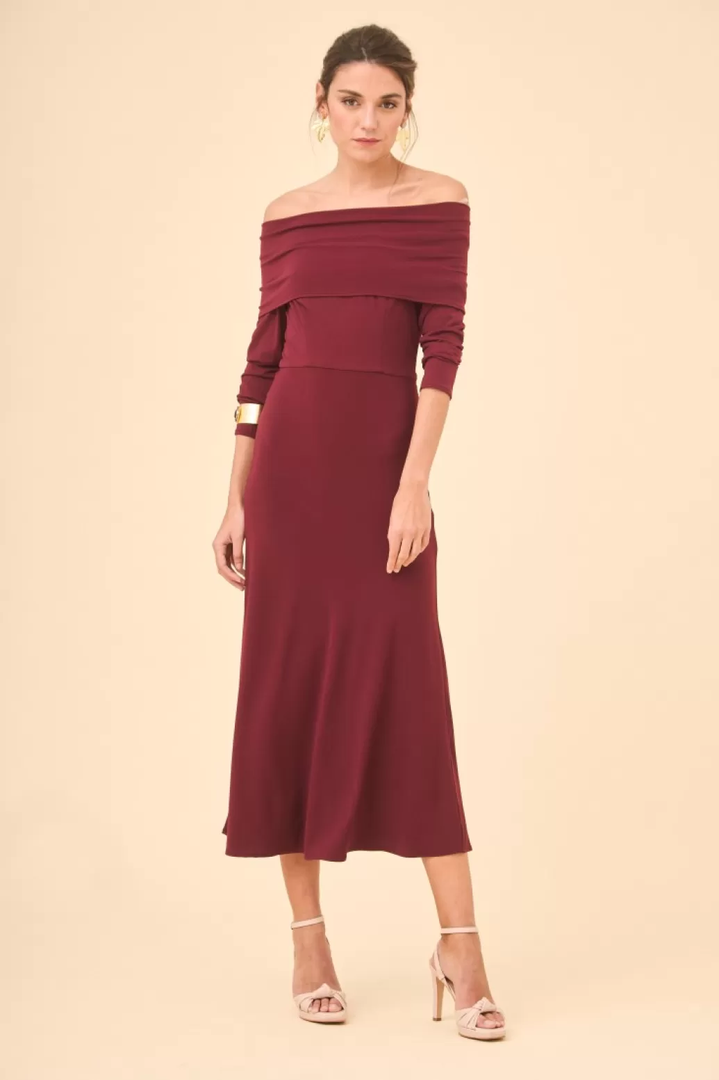 Shop VESTIDO ALLANAROSA Midi dresses