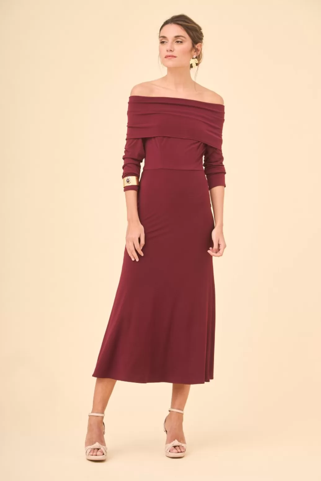 Shop VESTIDO ALLANAROSA Midi dresses