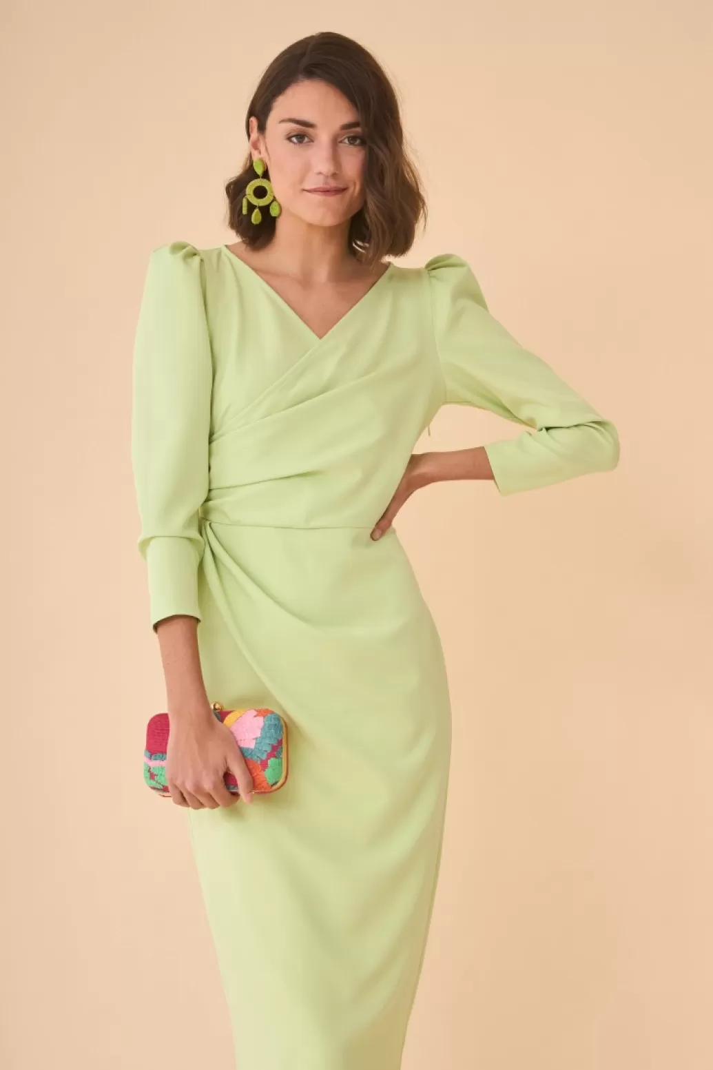 Hot VESTIDO ALMAPISTACHO Midi dresses