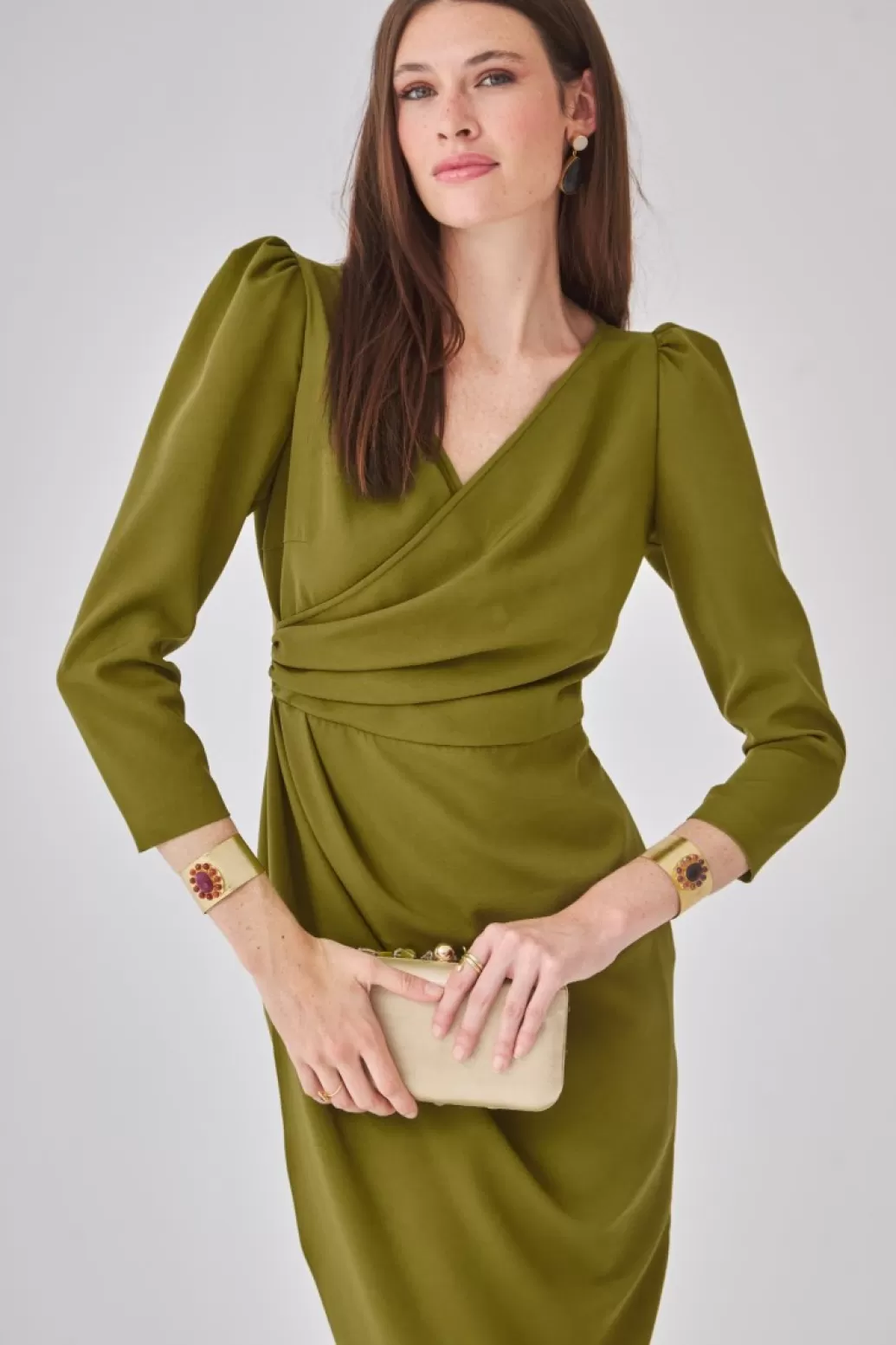 Best VESTIDO ALMAVERDEOLIVA Midi dresses