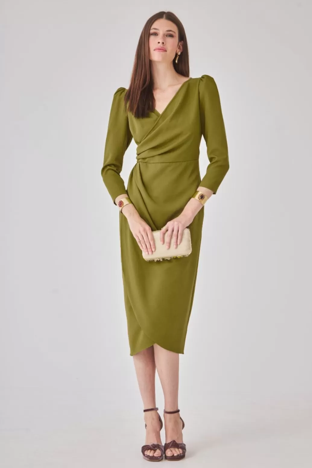 Best VESTIDO ALMAVERDEOLIVA Midi dresses