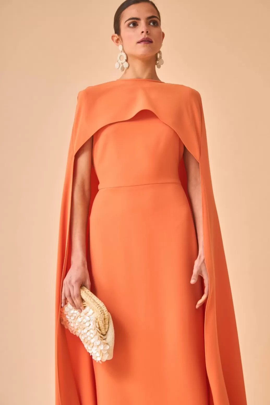 Clearance VESTIDO ANTONINANARANJA Midi dresses