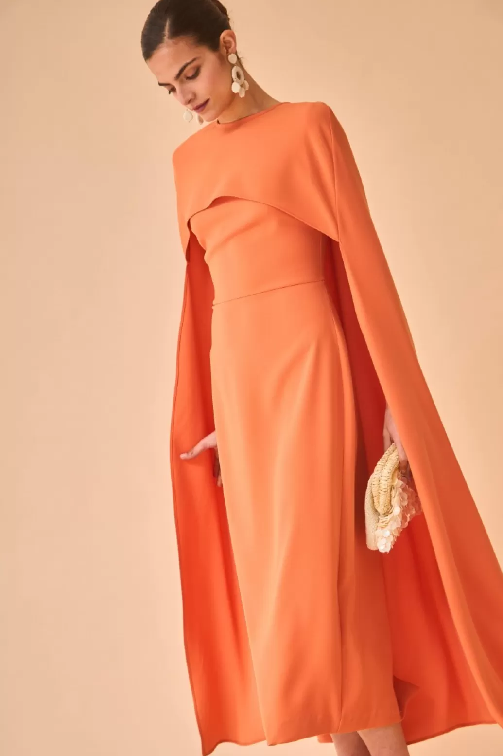 Clearance VESTIDO ANTONINANARANJA Midi dresses