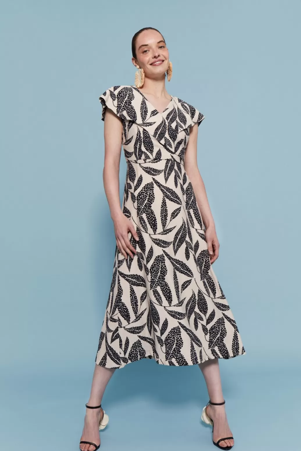 Cheap VESTIDO ATENEA ESTAMPADO Midi dresses
