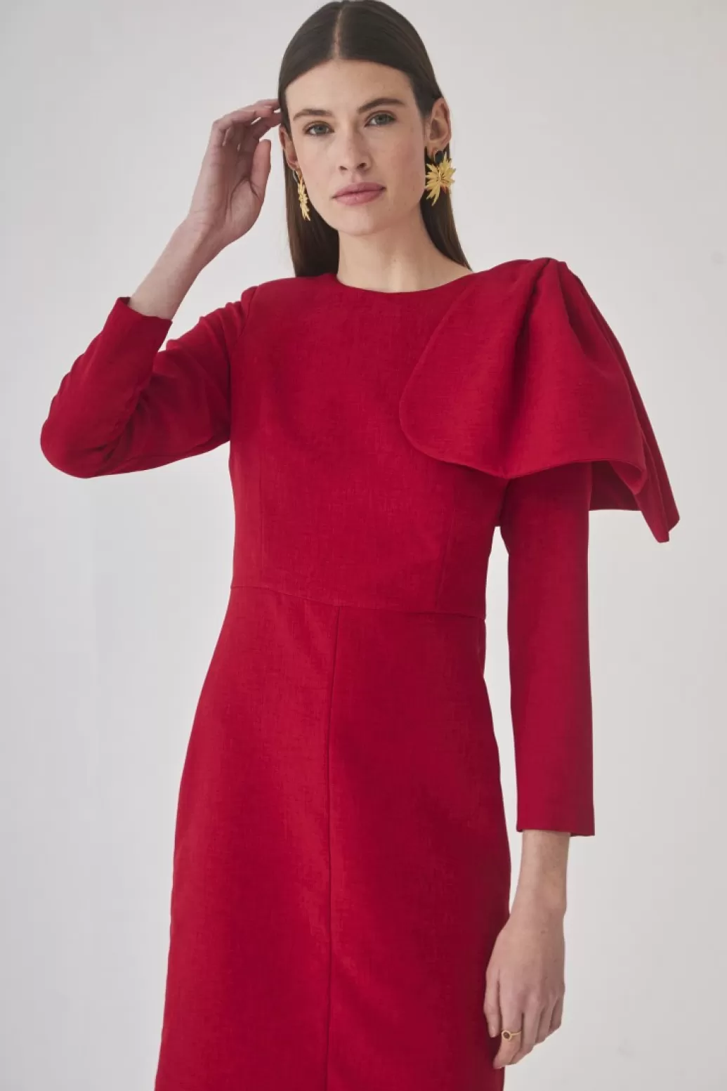 Outlet VESTIDO BARBARANROJO Midi dresses