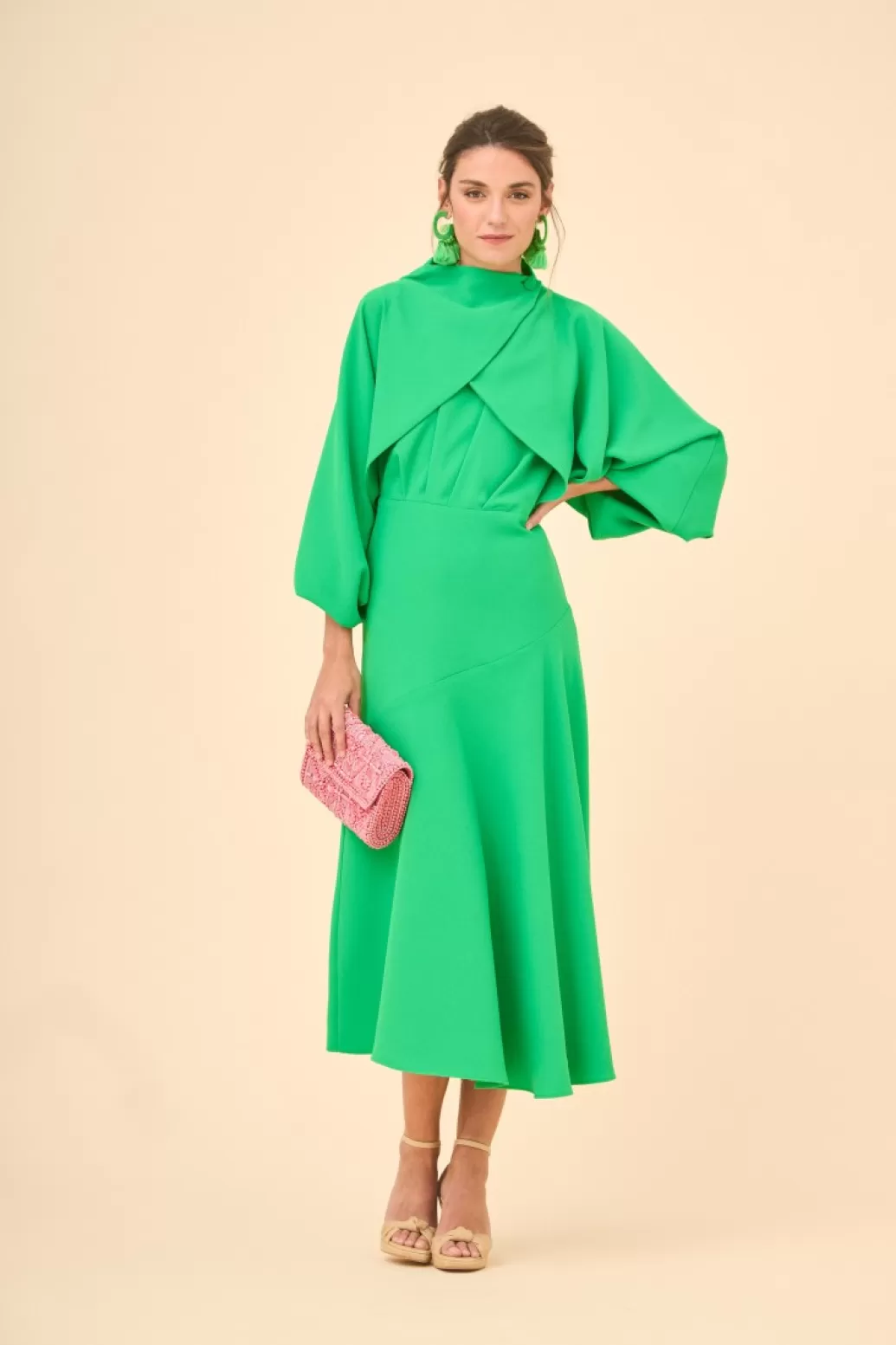 Best VESTIDO BONNYESTAMPADO VERDE Midi dresses