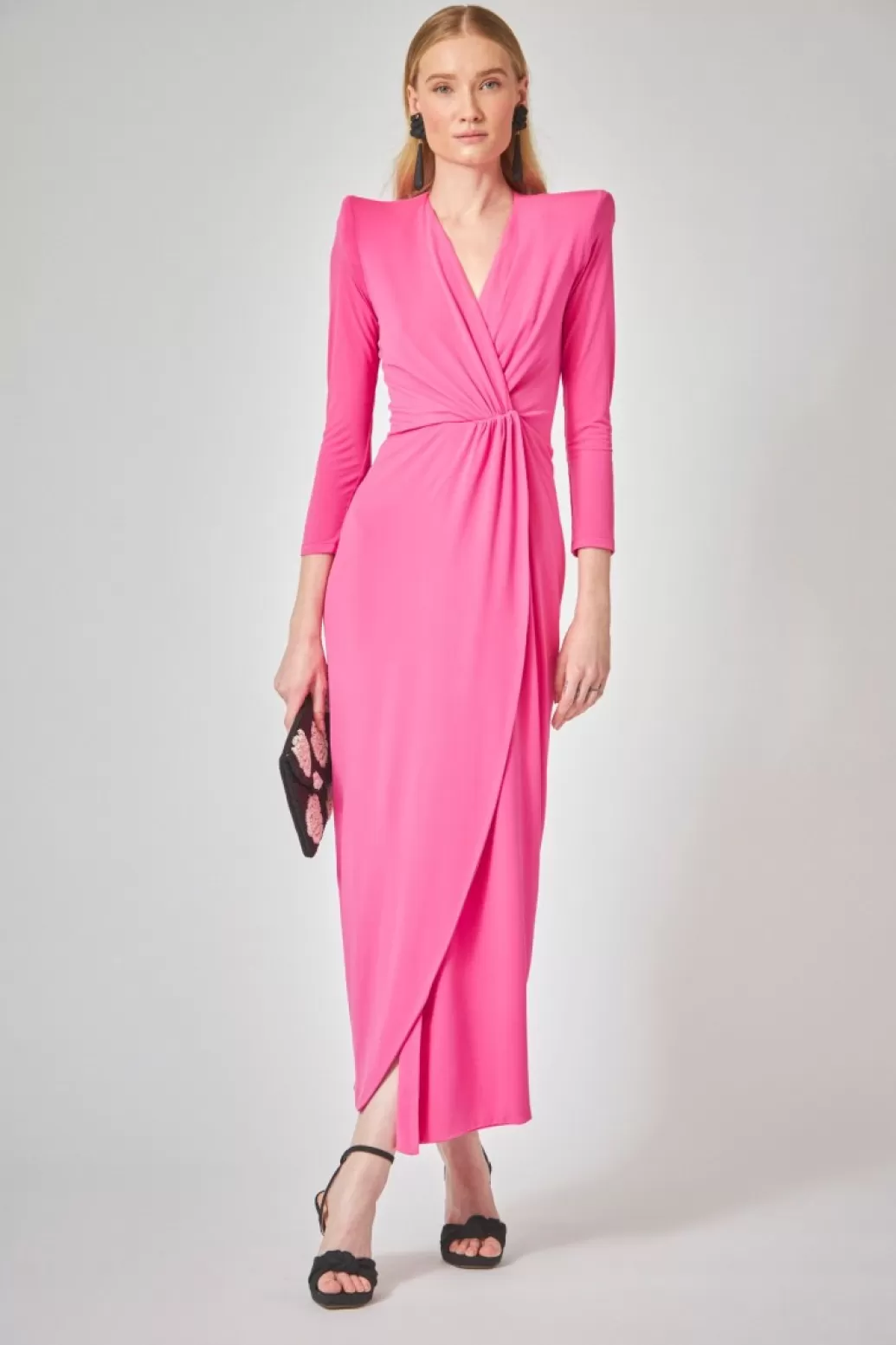 Sale VESTIDO CAROLFUCSIA Midi dresses