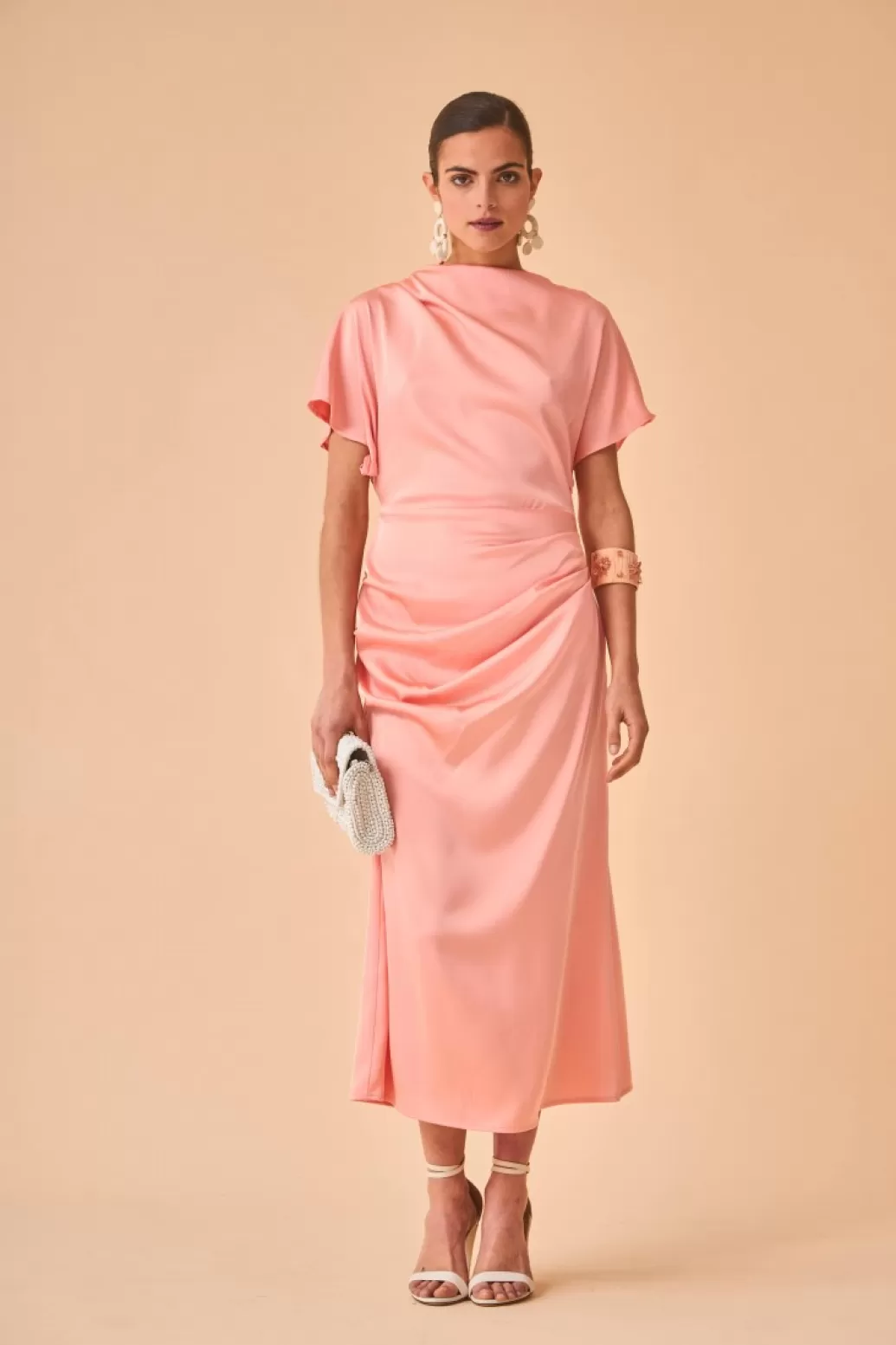 Cheap VESTIDO ELBASALMON Midi dresses