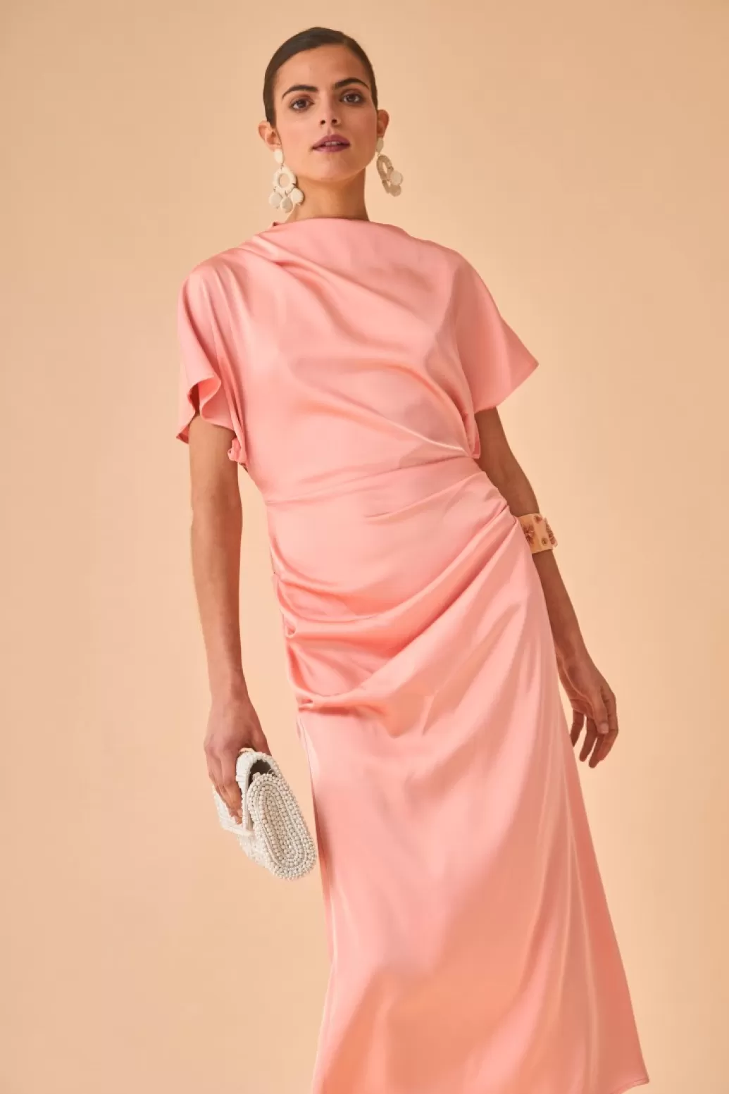 Cheap VESTIDO ELBASALMON Midi dresses