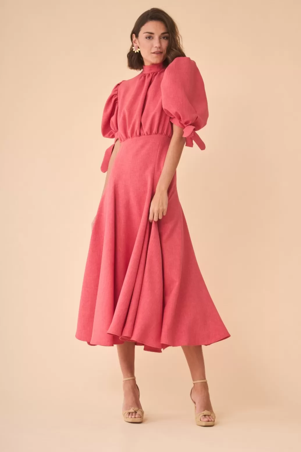 Cheap VESTIDO ELENAROSA Midi dresses