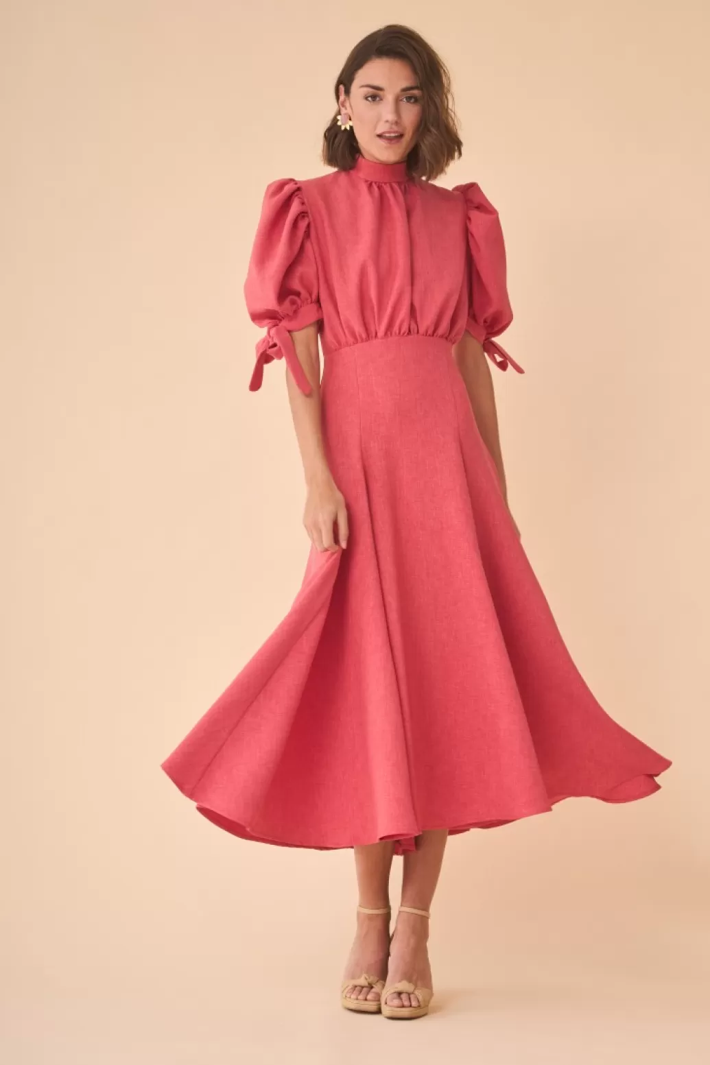 Cheap VESTIDO ELENAROSA Midi dresses