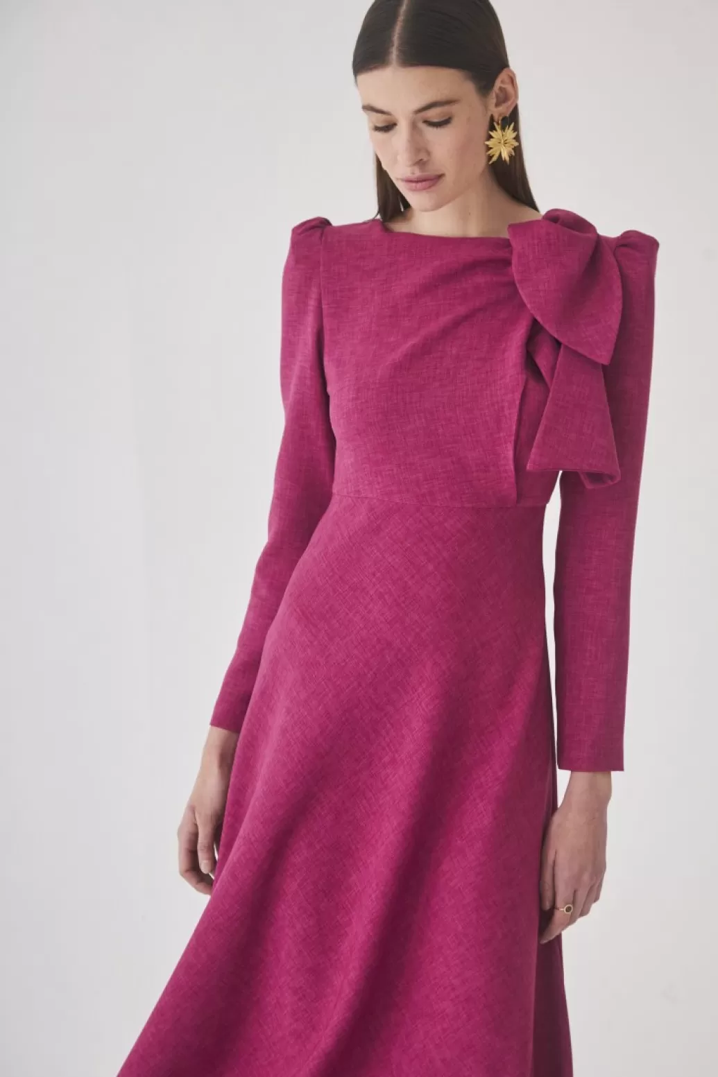 Flash Sale VESTIDO GABRIELESFUCSIA Midi dresses