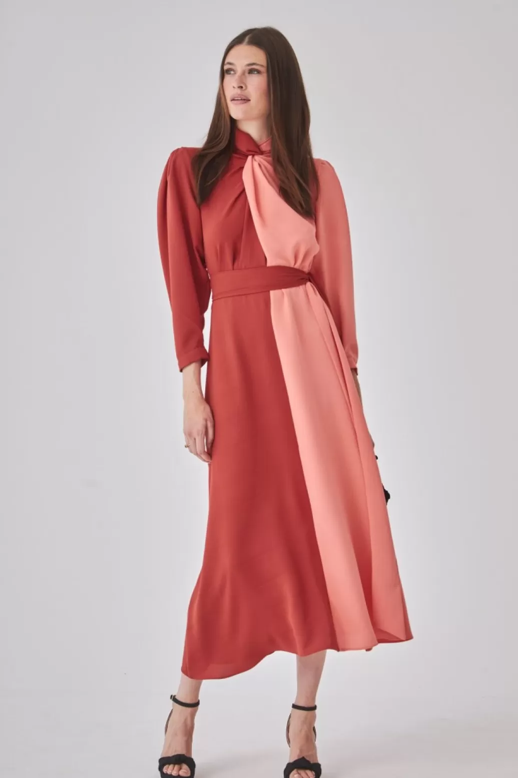 Fashion VESTIDO JUANNAROJO Midi dresses