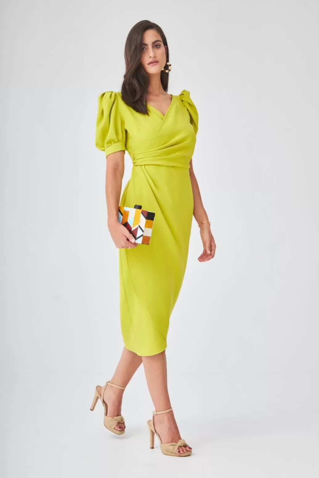 Best Sale VESTIDO LARGO JUANITAOLIVA Midi dresses