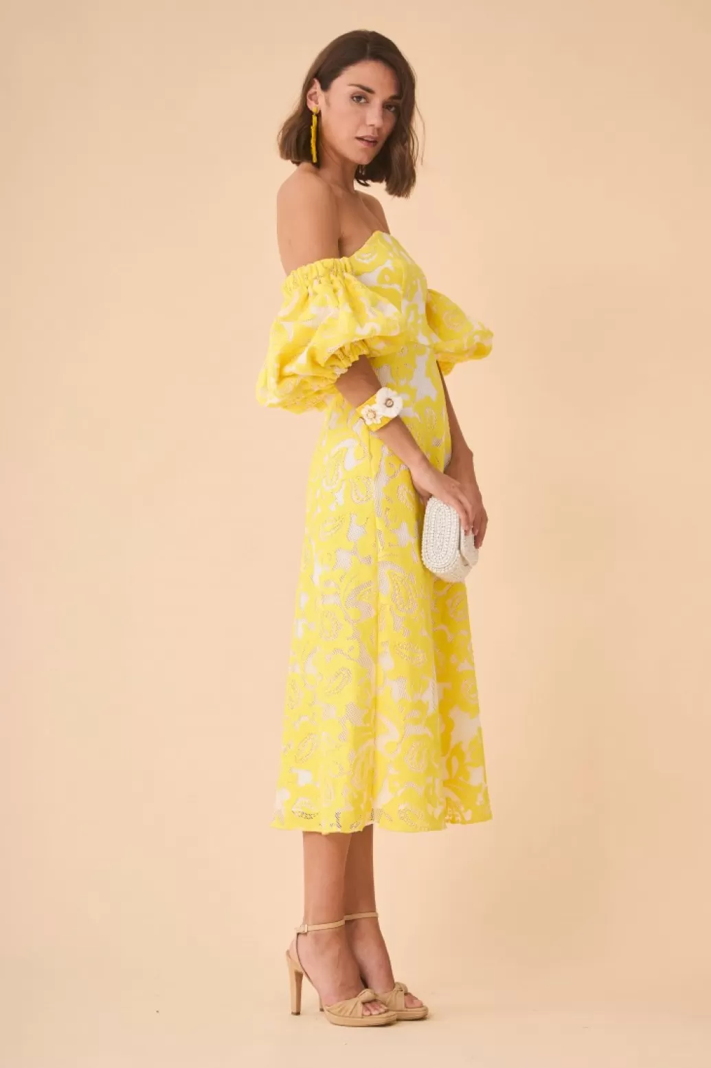 Best Sale VESTIDO LEMONAMARILLO Midi dresses