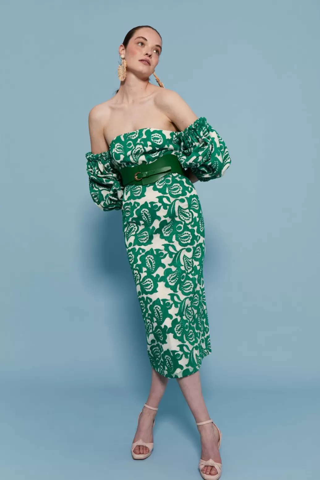 Discount VESTIDO LEOPOLDAVERDE Midi dresses
