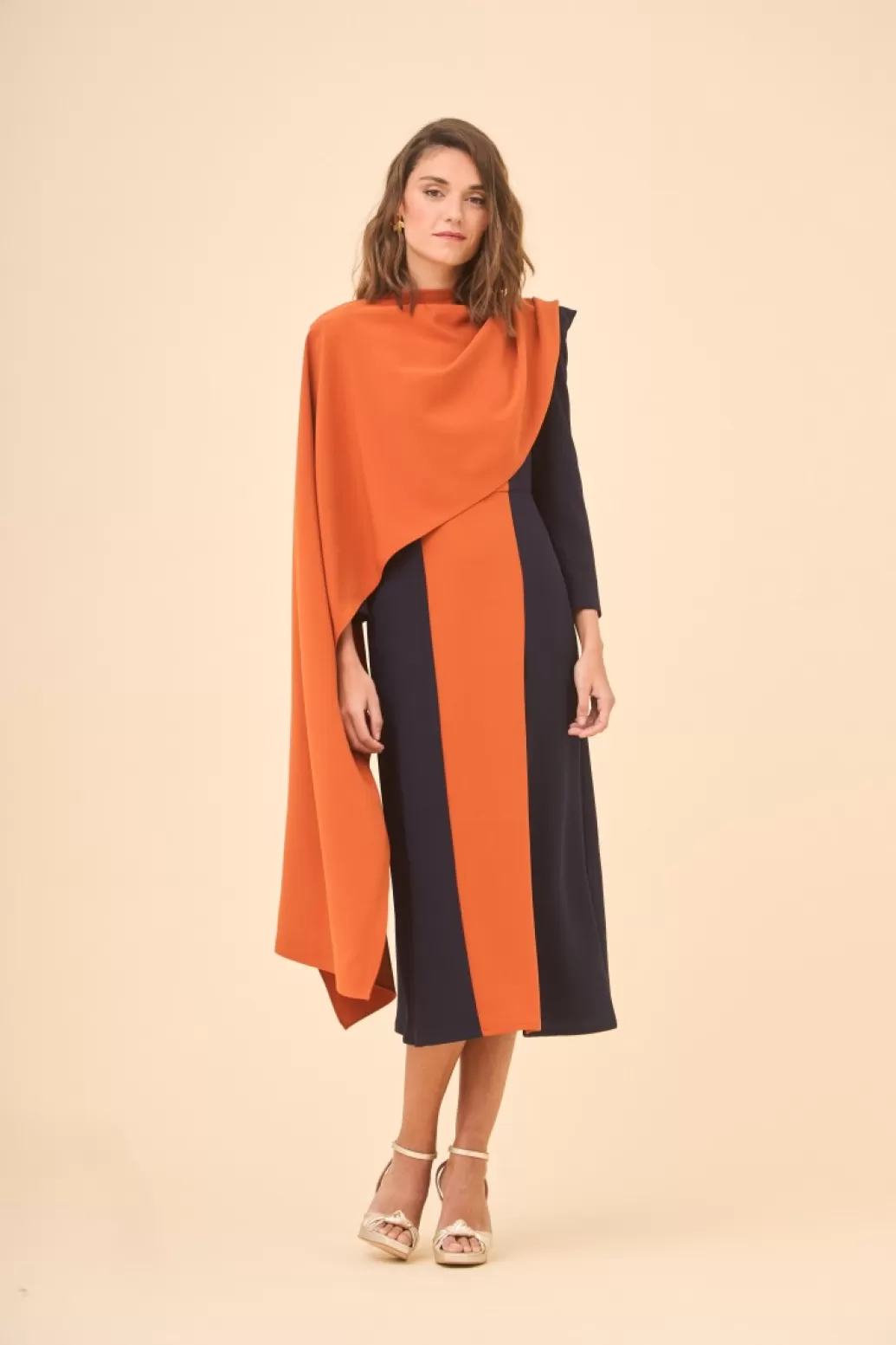 Cheap VESTIDO LUCAMARINO/TEJA Midi dresses