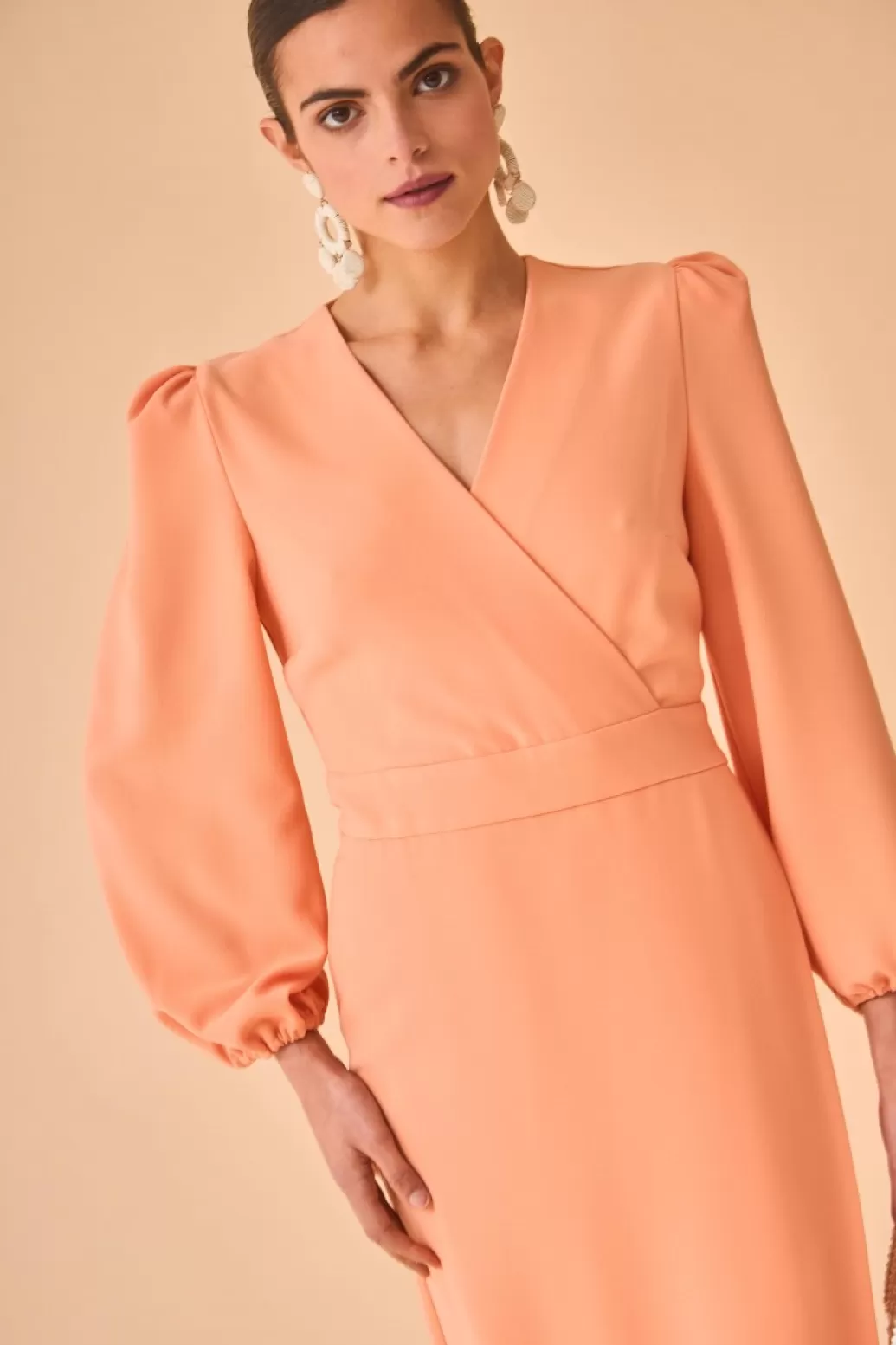 Hot VESTIDO MONSERRATSALMON Midi dresses