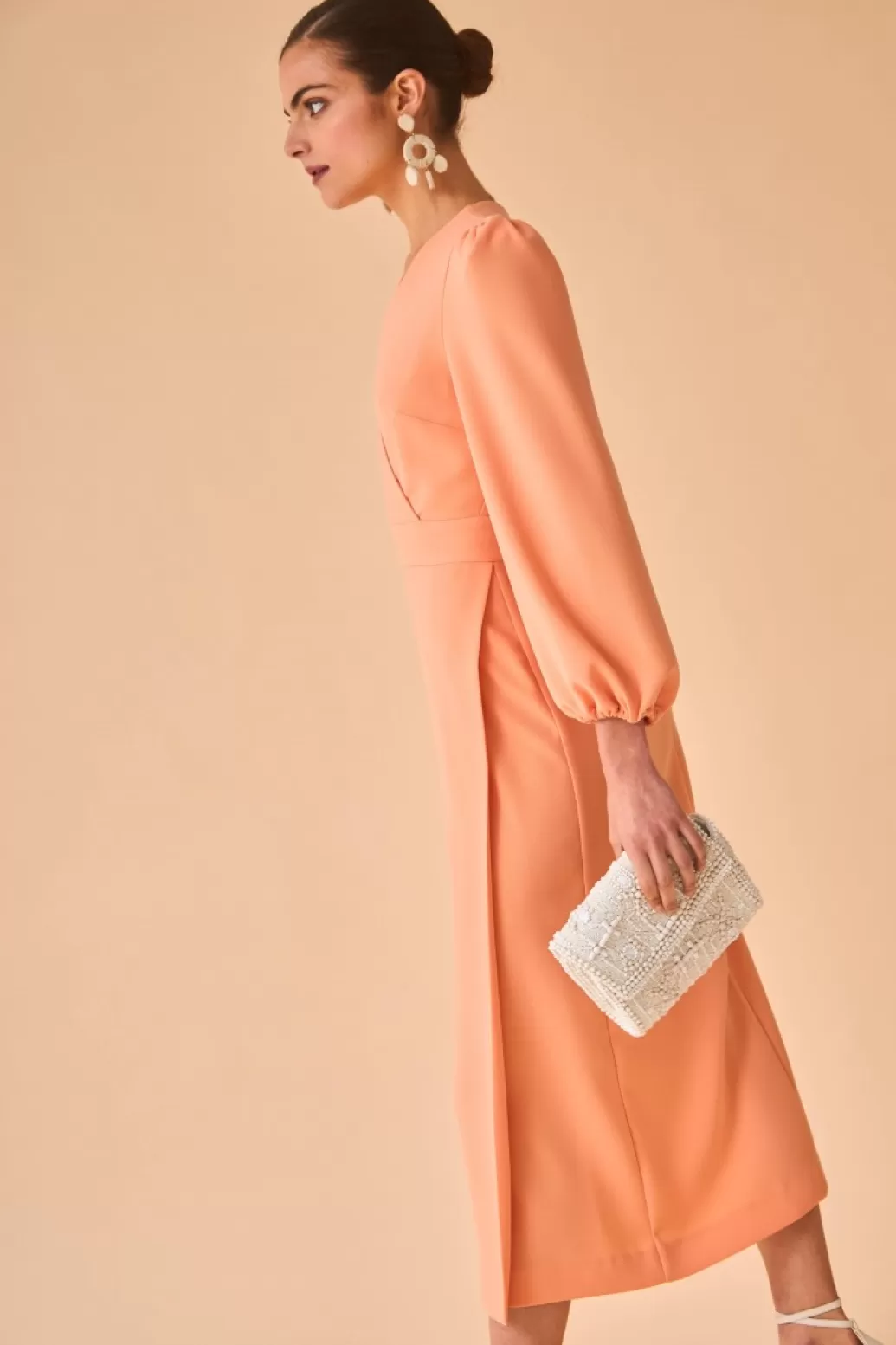 Hot VESTIDO MONSERRATSALMON Midi dresses