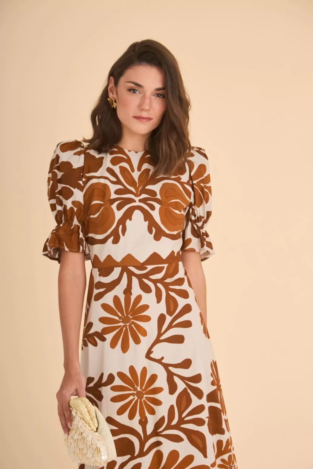 Online VESTIDO PALOMAEST. MARRON Midi dresses