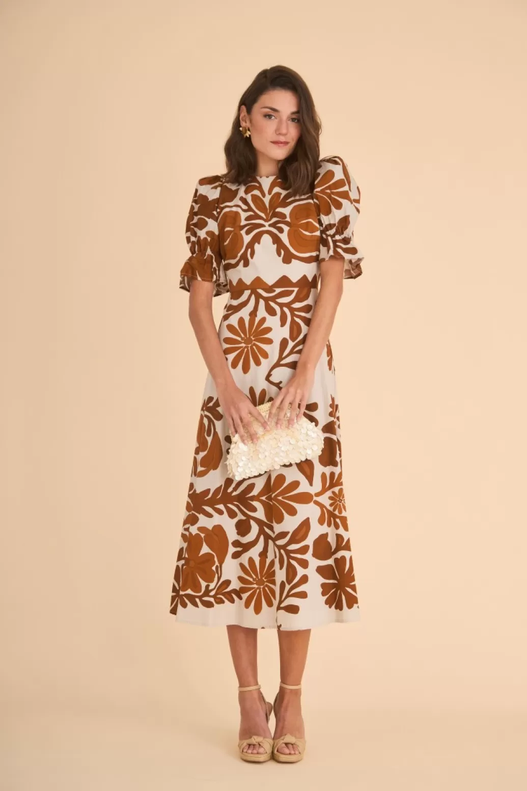 Online VESTIDO PALOMAEST. MARRON Midi dresses