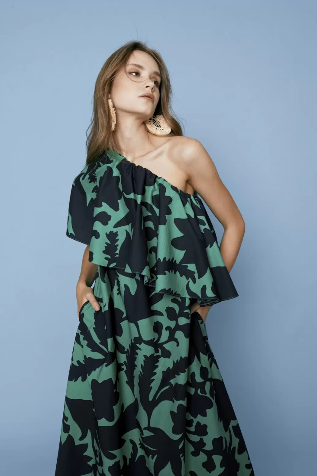 Fashion VESTIDO RAMONAEST. VERDE Dresses