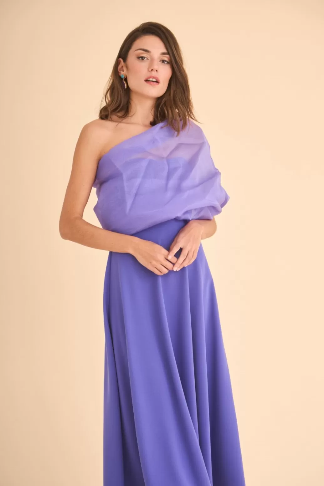 Cheap VESTIDO RAQUELMBMORADO MARIA BARAZA X COOSY | Midi dresses