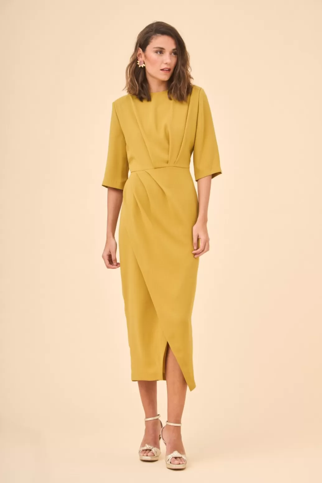 Best VESTIDO RUBBENMOSTAZA Midi dresses