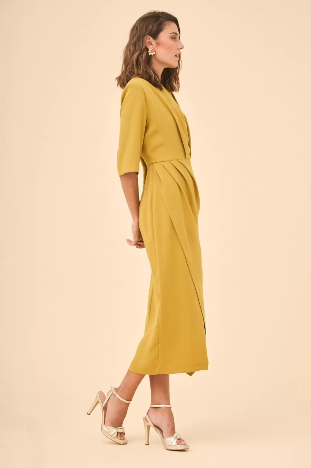 Best VESTIDO RUBBENMOSTAZA Midi dresses