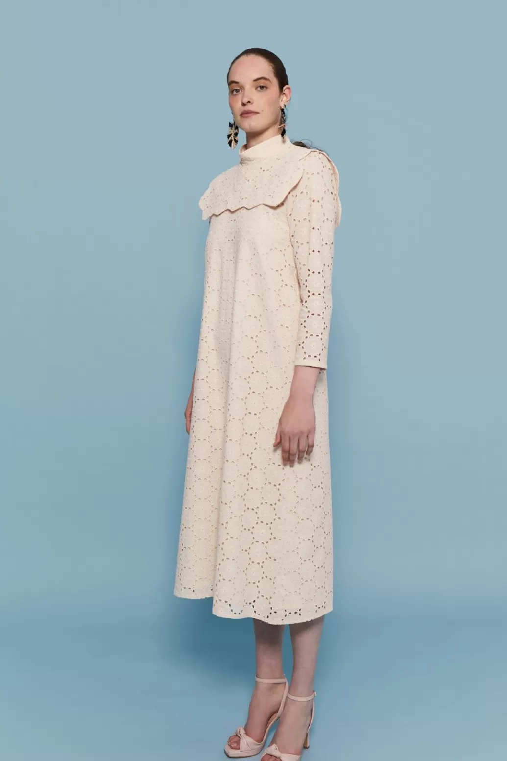 Fashion VESTIDO TROQUELBEIGE I DO | Midi dresses